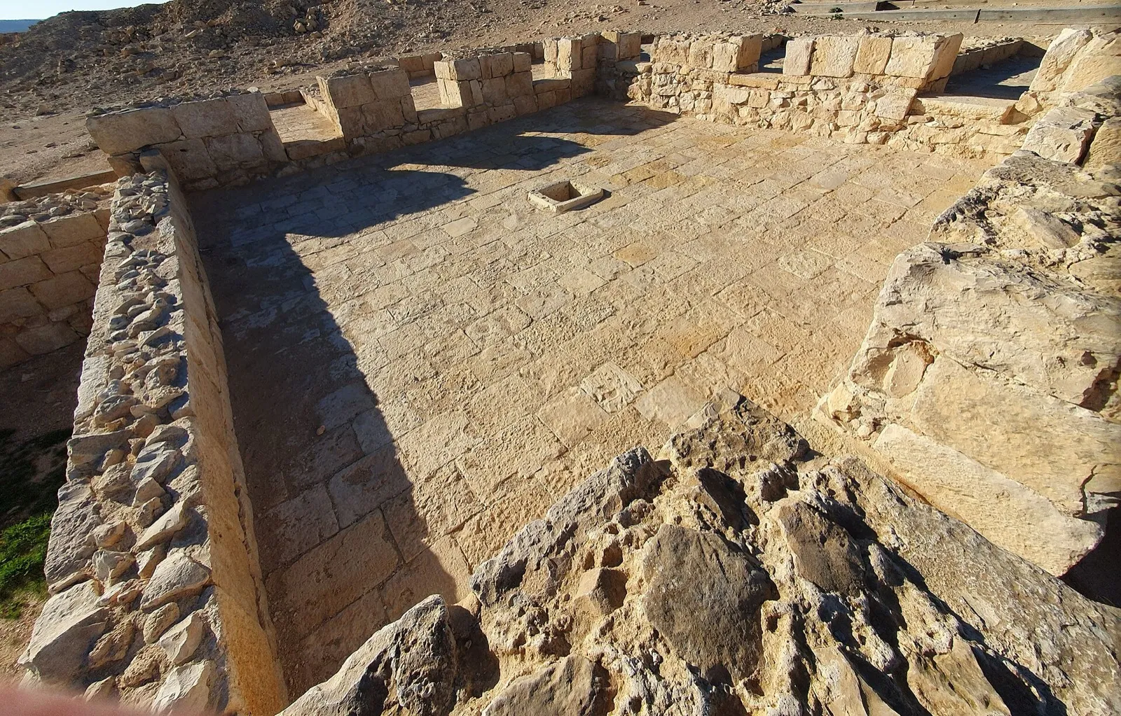 גת עתיקה בגן הלאומי עבדת